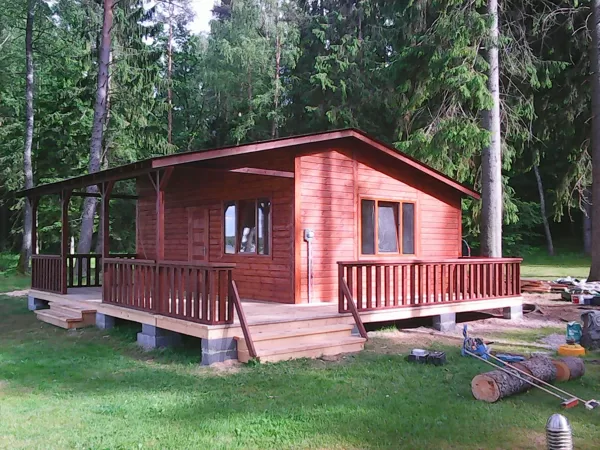 Mājiņa  nobeigumā
